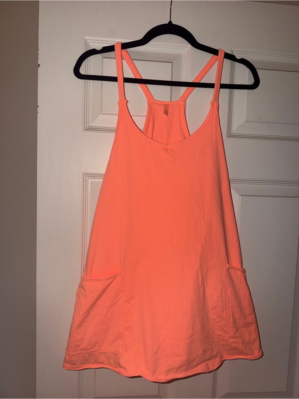 FP Movement by Free People Neon Coral Tank Dress - Picture 3 of 3